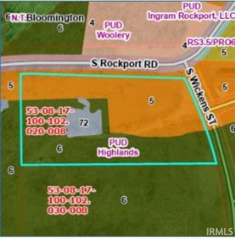 Primary Photo Of S Rockport Rd, Bloomington Land For Sale