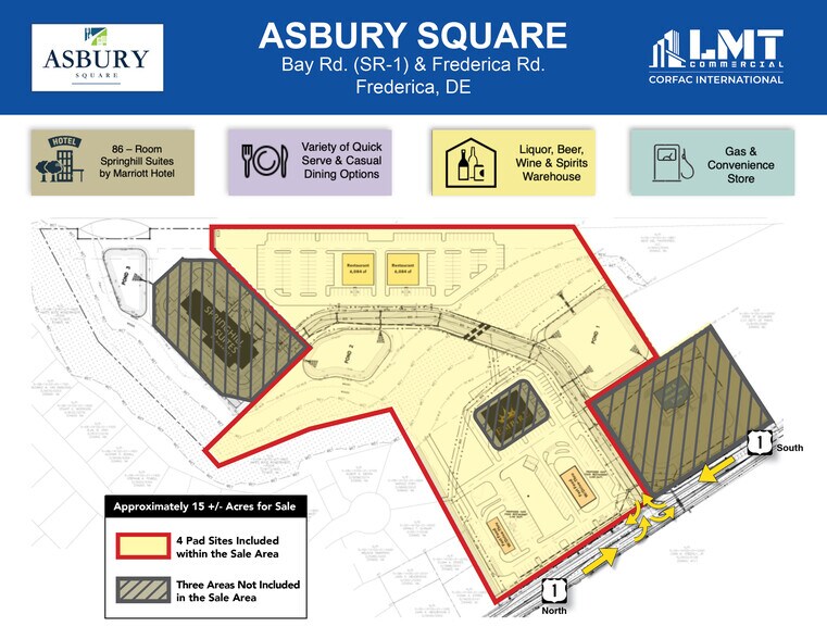More Photos Of Asbury Sq, Frederica Land For Lease