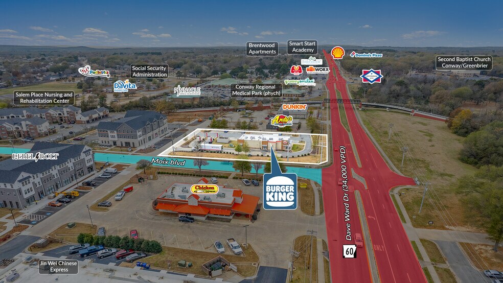 More Photos Of 2325 Dave Ward Dr, Conway Fast Food For Sale