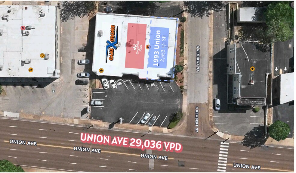 More Photos Of 1993-1995 Union Ave, Memphis Unknown For Lease