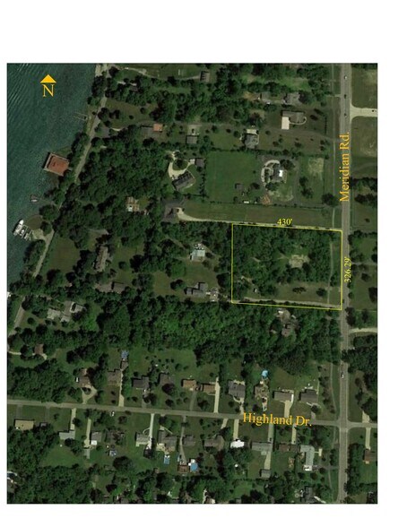 Primary Photo Of 20800 Meridian, Grosse Ile Township Land For Sale