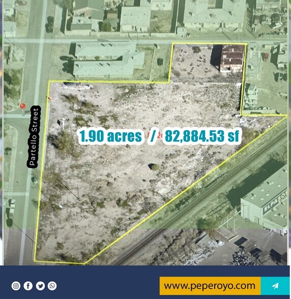 Primary Photo Of 2518 Partello St, El Paso Land For Sale