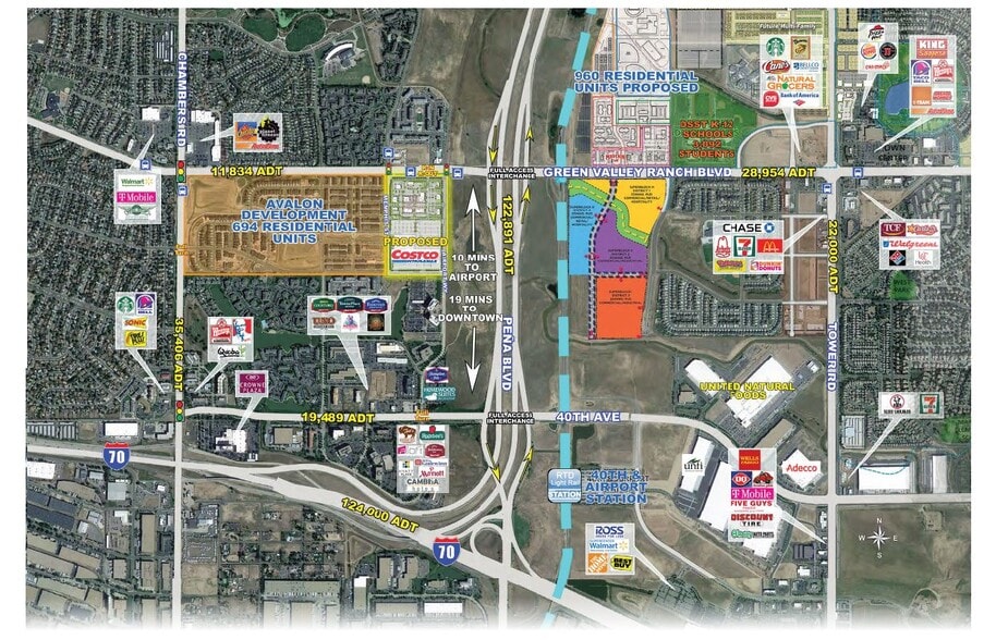 Primary Photo Of Swq Of Green Valley Ranch & Pena @ Airport Way, Denver General Retail For Lease