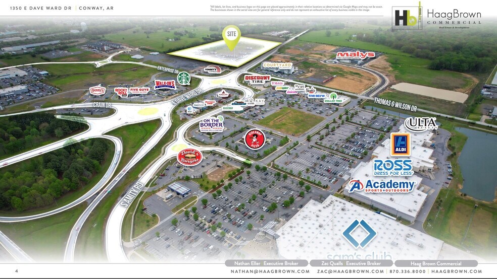 More Photos Of 1350 E Dave Ward Dr, Conway Land For Sale