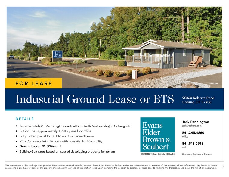 More Photos Of 90860 Roberts Rd, Eugene Land For Lease