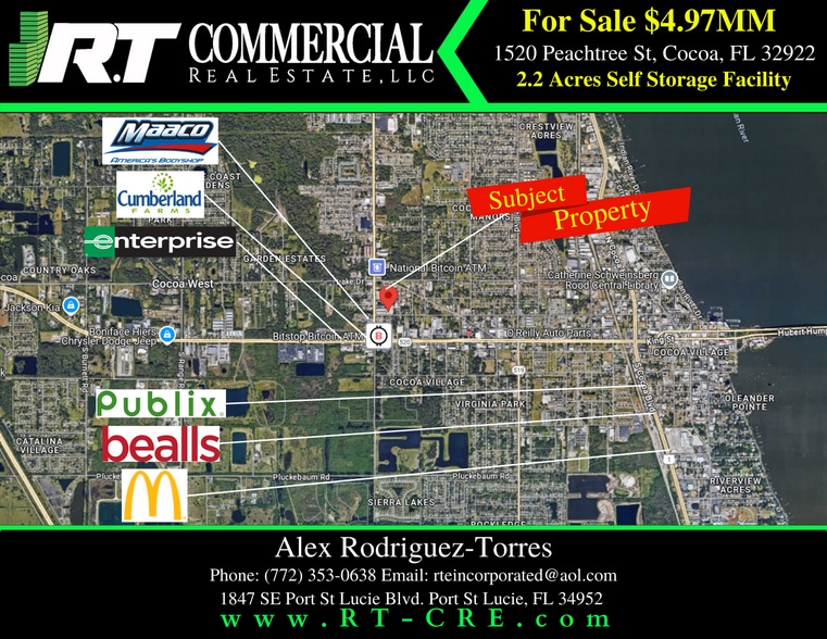 More Photos Of 1520 Peachtree St, Cocoa Self Storage For Sale