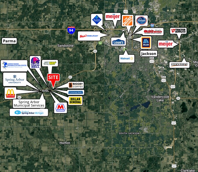 More Photos Of 7851 Spring Arbor Rd, Spring Arbor Freestanding For Lease