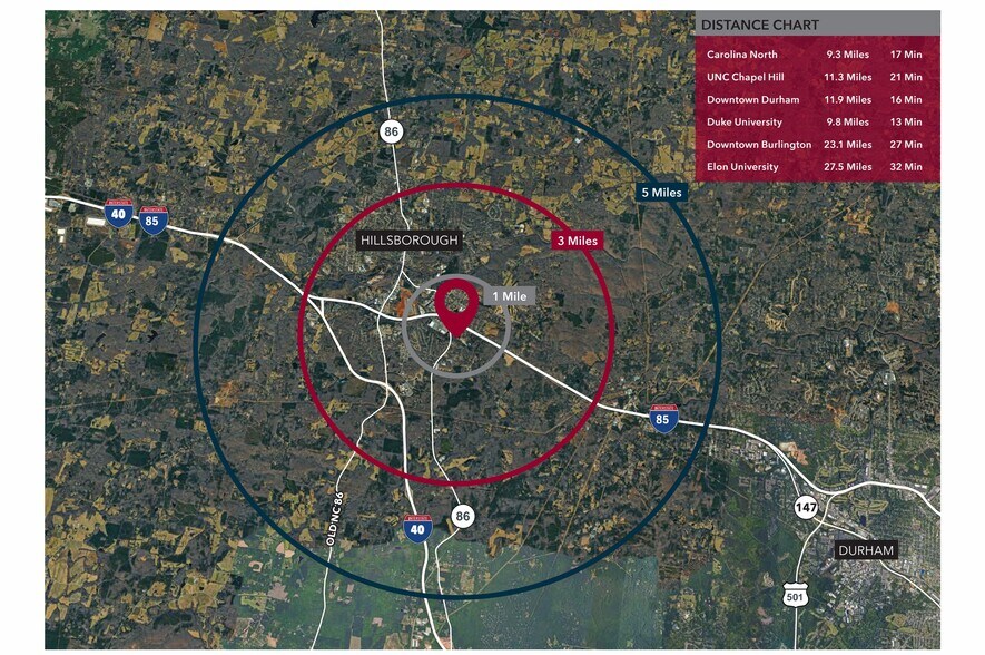 More Photos Of 2032 N Carolina 86, Hillsborough Land For Sale