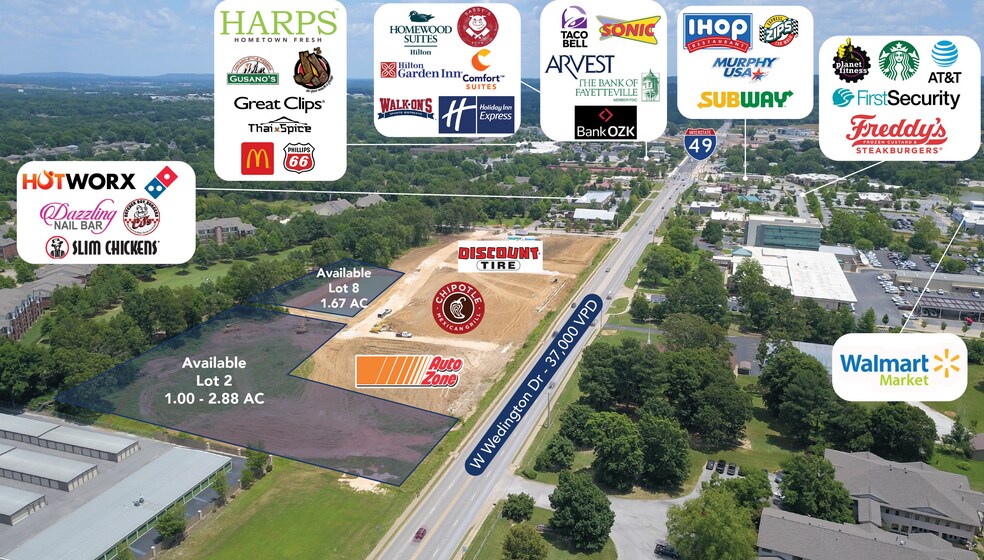 Primary Photo Of W Wedington Dr, Fayetteville Land For Sale
