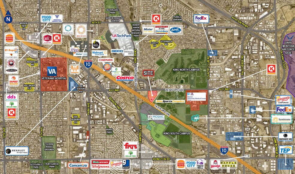 More Photos Of 2160 E Ajo Way, Tucson Land For Sale
