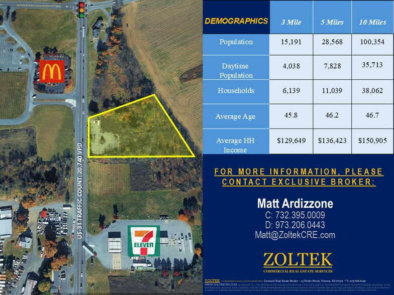 More Photos Of 464 Route 31, Washington Land For Lease