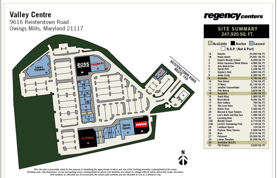 More Photos Of 9612-9646 Reisterstown Rd, Owings Mills Unknown For Lease