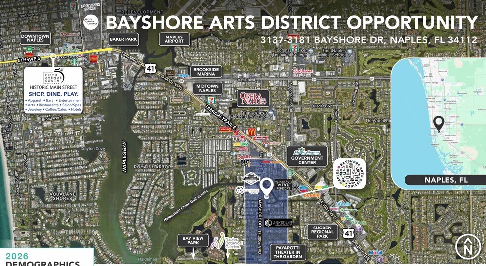 More Photos Of 3181 Bayshore Dr, Naples Land For Sale