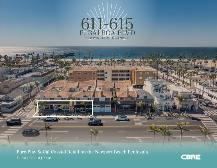 Primary Photo Of 611-615 E Balboa Blvd, Newport Beach Storefront Retail Residential For Sale