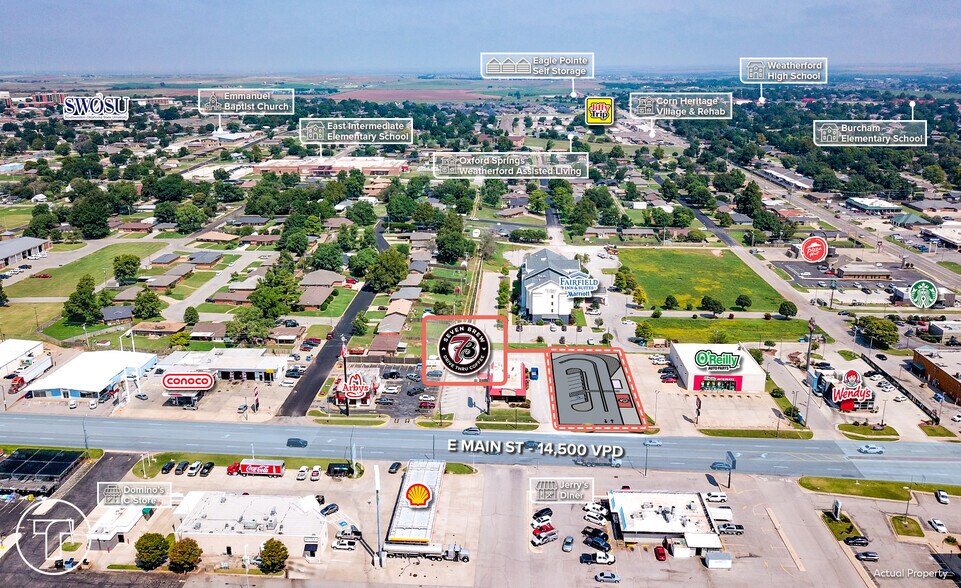 More Photos Of 925 E Main St, Weatherford Fast Food For Lease