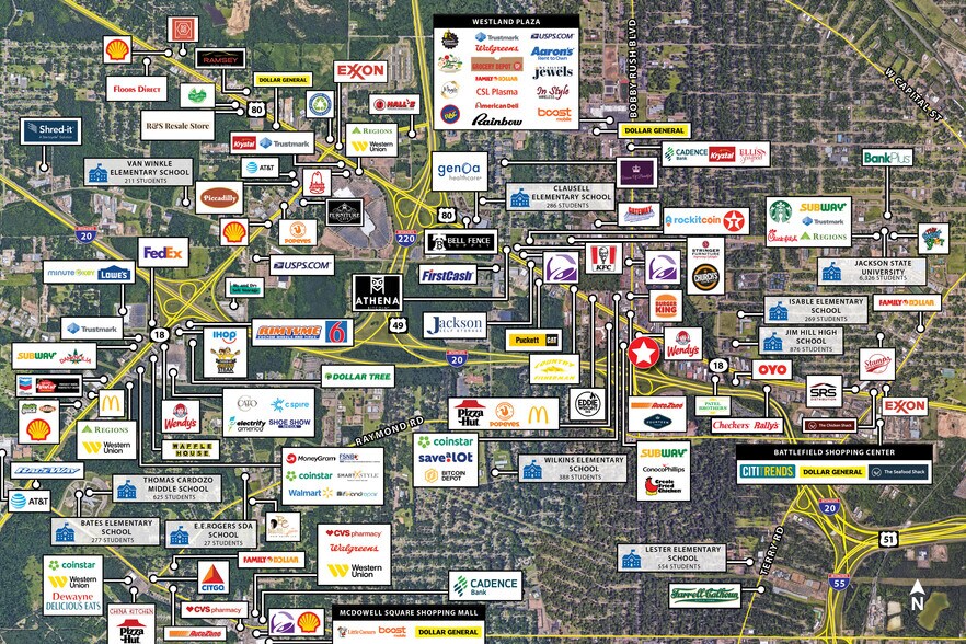 More Photos Of 2365 W Hwy. 80, Jackson Fast Food For Sale