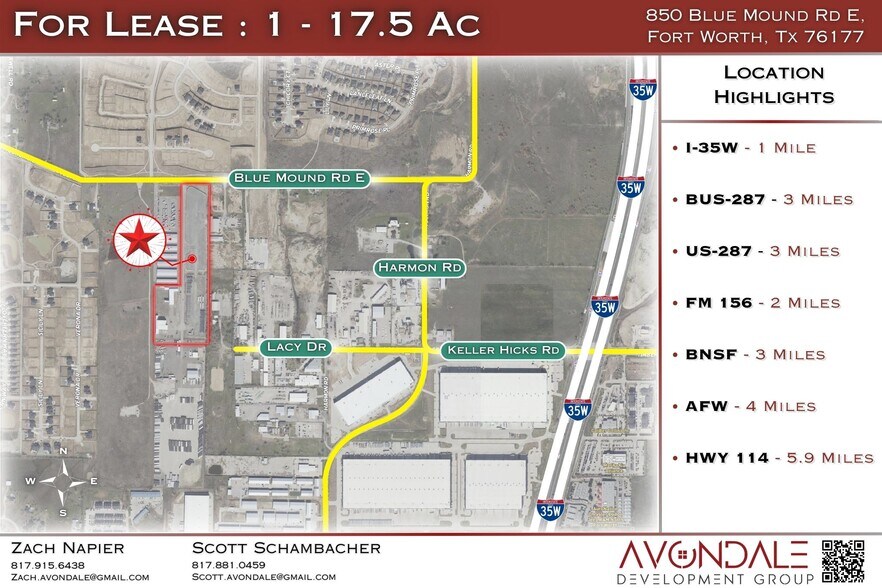 More Photos Of 850 Blue Mound Rd E, Haslet Land For Lease