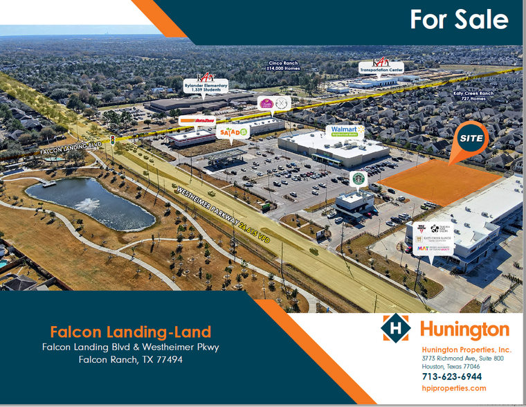 Primary Photo Of Falcon Landing Boulevard & Westheimer Pkwy, Katy Land For Sale