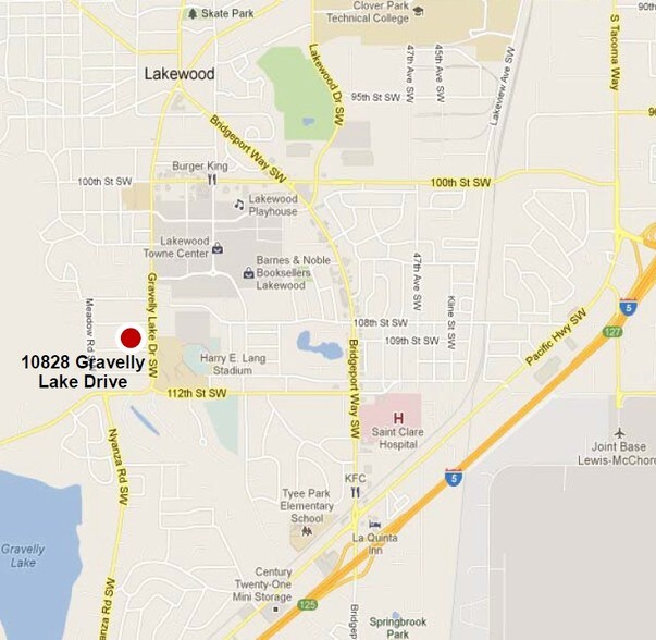 More Photos Of 10828 Gravelly Lake Dr SW, Lakewood Office For Lease