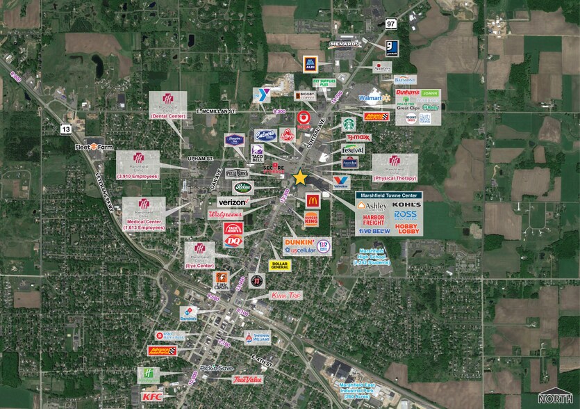 More Photos Of 1305 N Central Ave, Marshfield Bank For Lease