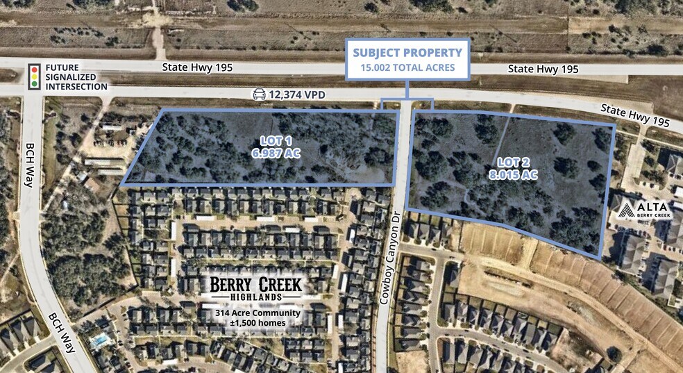 More Photos Of 2453 State Highway 195, Georgetown Land For Sale