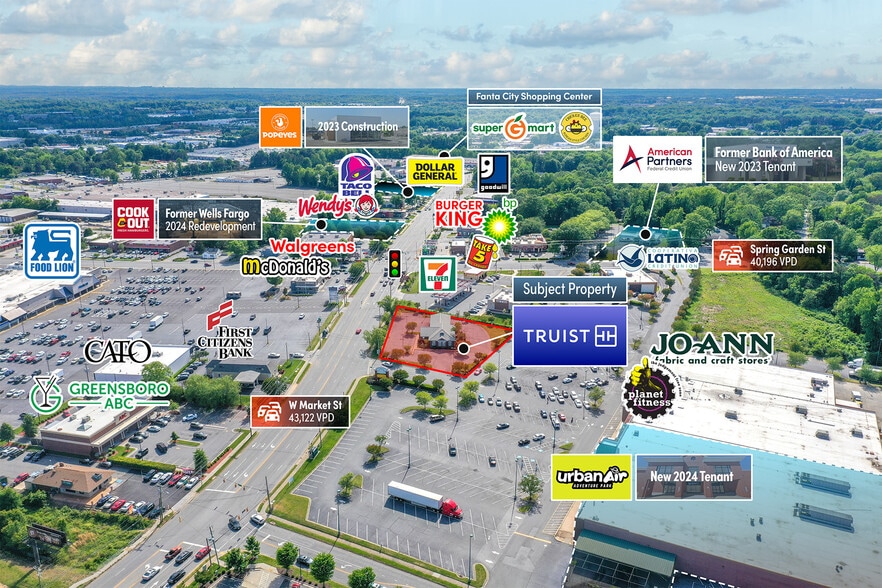 More Photos Of 4636 W Market St, Greensboro Bank For Sale
