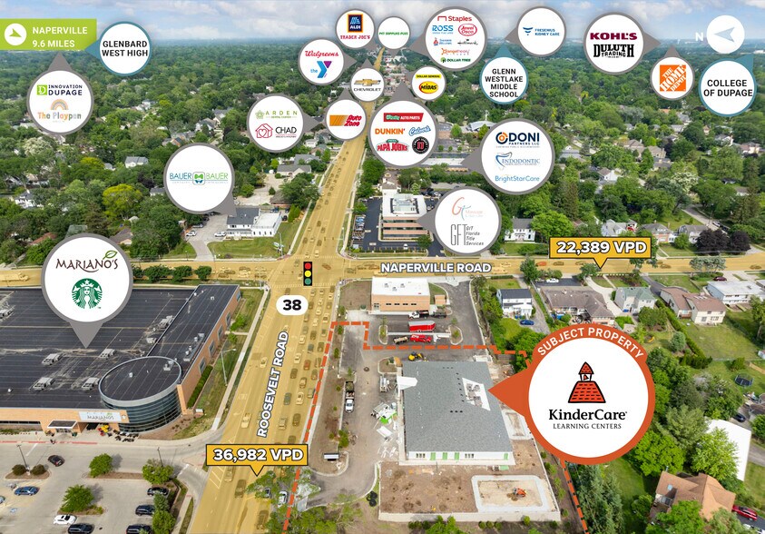 More Photos Of 222 W Roosevelt Rd, Wheaton Office For Sale