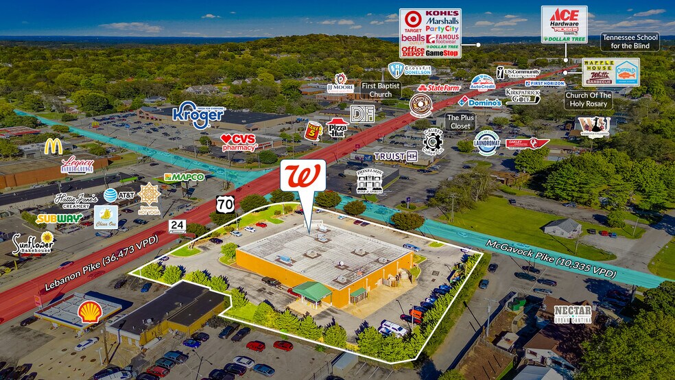More Photos Of 2421 Lebanon Pike, Nashville Drugstore For Sale