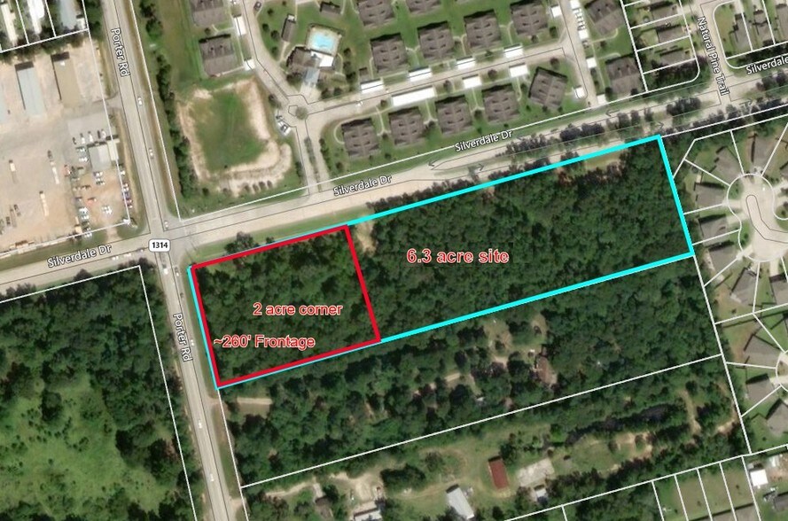 Primary Photo Of Fm 1314 @ Silverdale, Conroe Land For Sale