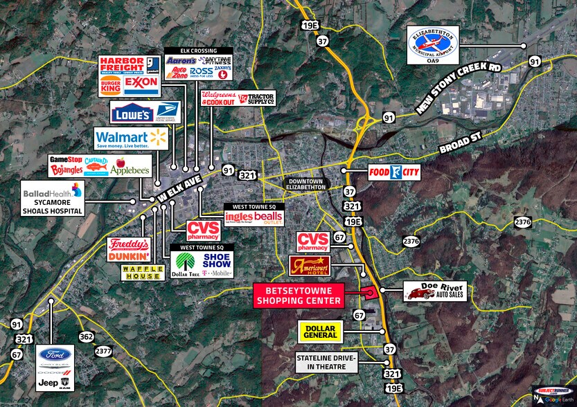 More Photos Of 1705-1713 US Highway 19E, Johnson City Unknown For Lease