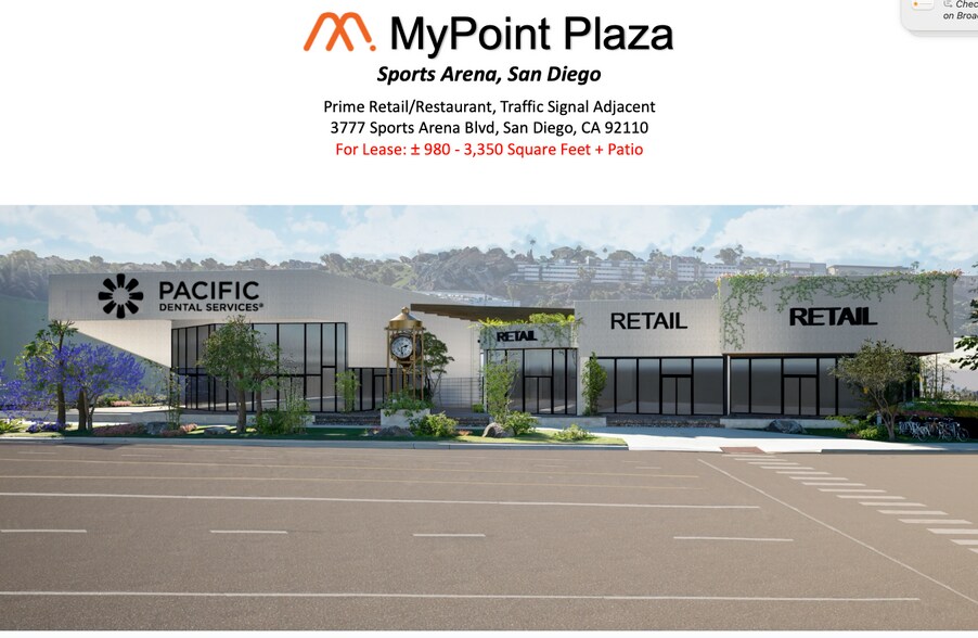 Primary Photo Of 3777 Sports Arena Blvd, San Diego Storefront For Lease