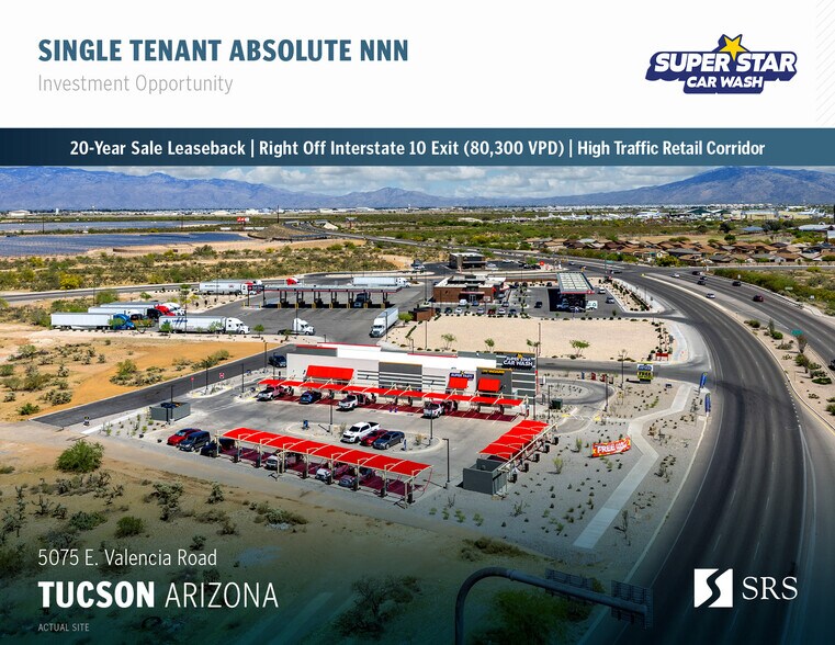 Primary Photo Of 5075 E Valencia Rd, Tucson Carwash For Sale