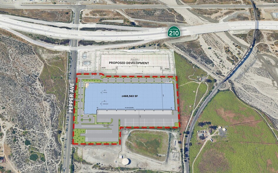 More Photos Of 1697 N Pepper Ave, Rialto Distribution For Lease