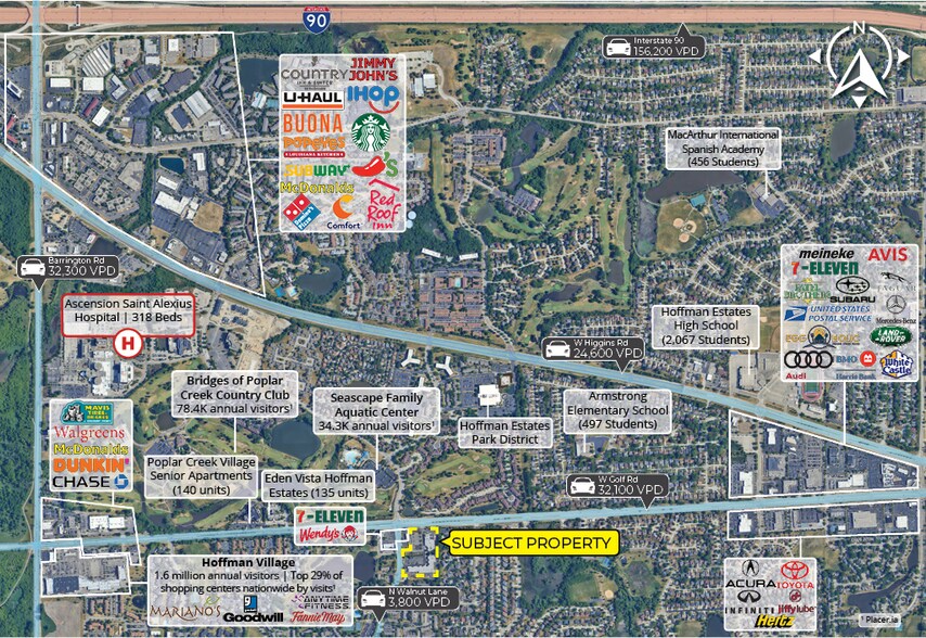 More Photos Of 1801-1861 W Golf Rd, Schaumburg Storefront For Sale