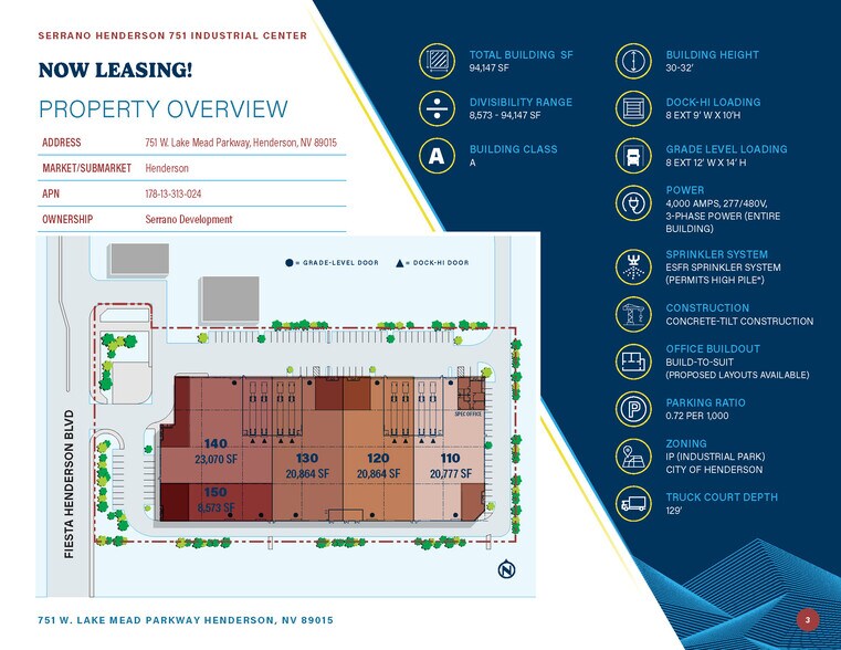 More Photos Of 751 W Lake Mead Pky, Henderson Distribution For Lease