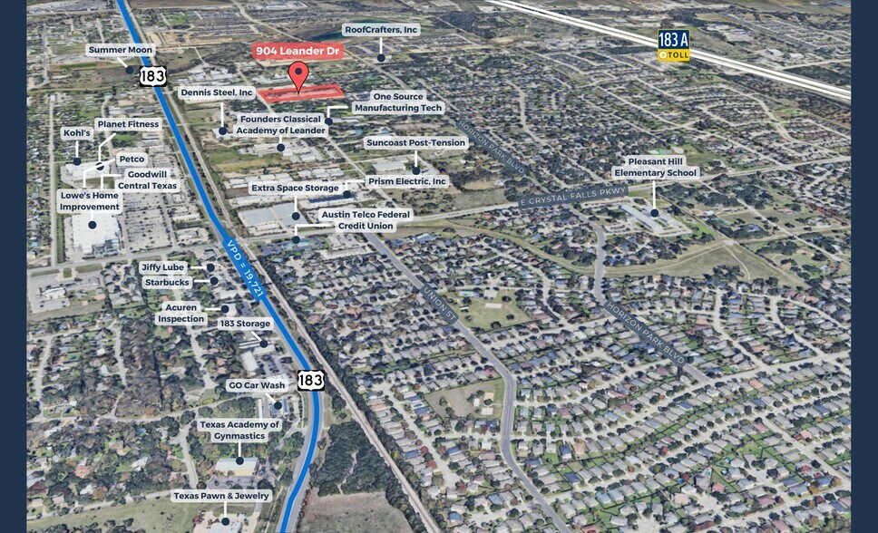 More Photos Of 904 Leander Dr, Leander Warehouse For Lease