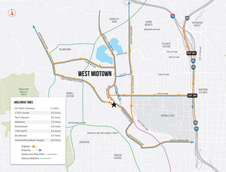 More Photos Of 1050 Marietta St NW, Atlanta Office For Lease