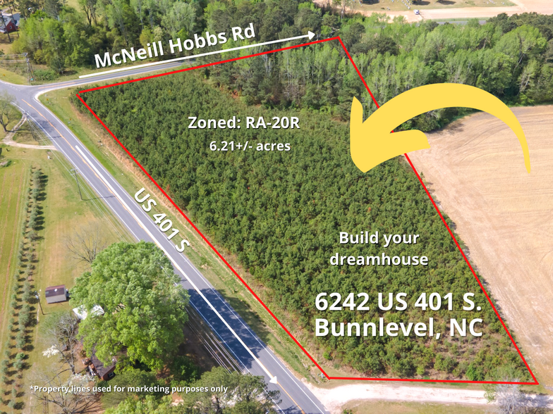 Primary Photo Of 6242 US 401, Bunnlevel Land For Sale