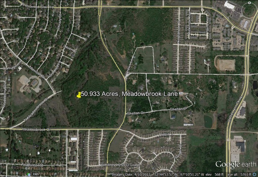 Primary Photo Of Cooks Ln @ Meadowbrook, Fort Worth Land For Sale