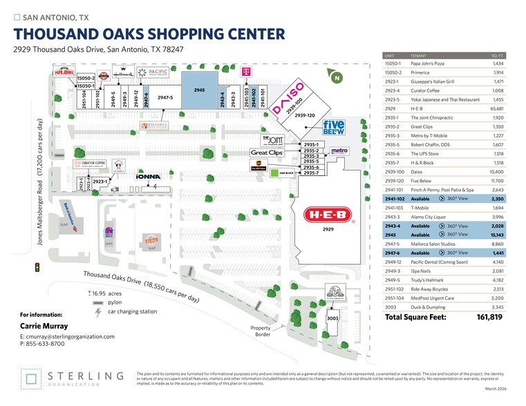 More Photos Of 2929-2951 Thousand Oaks Dr, San Antonio Storefront For Lease