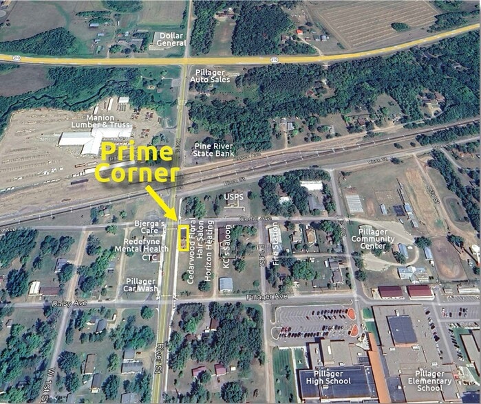 More Photos Of 104 Cedar Ave E, Pillager Storefront For Sale