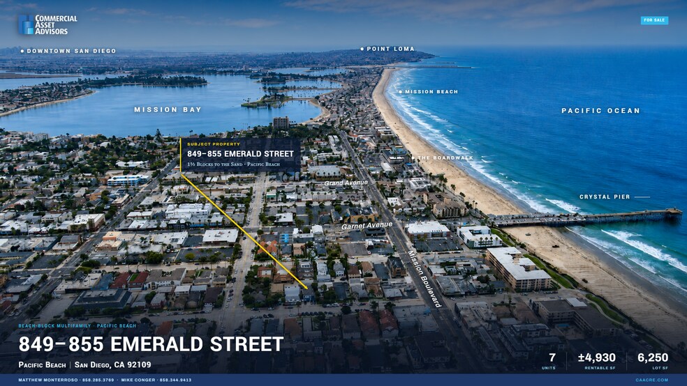 Primary Photo Of 849-855 Emerald St, San Diego Apartments For Sale