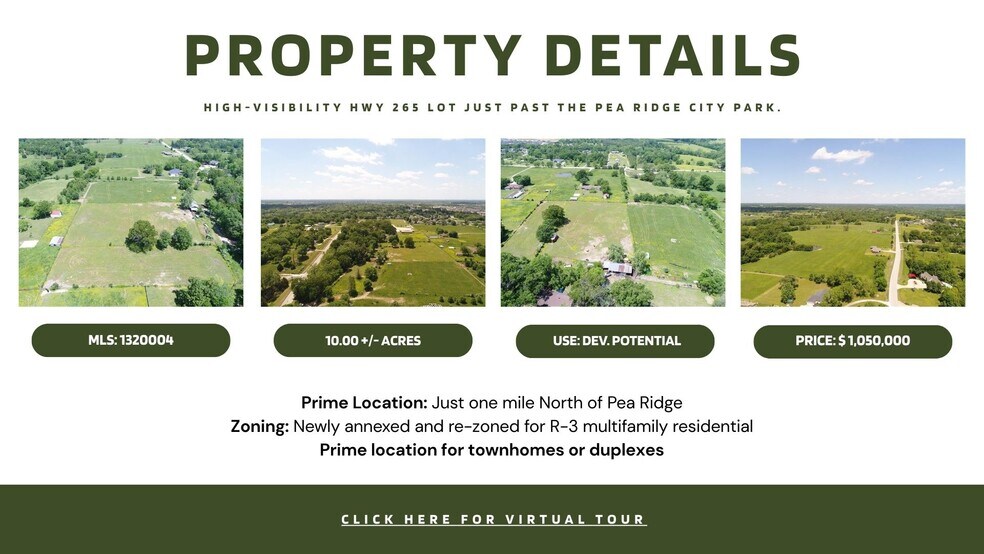 More Photos Of 2749 Hayden Rd, Pea Ridge Land For Sale