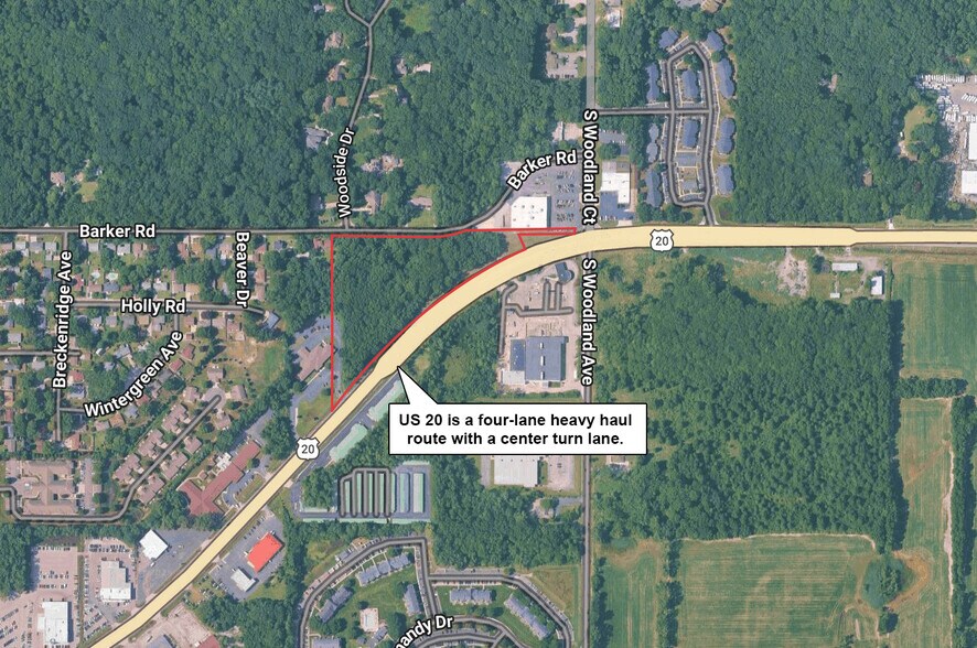 Primary Photo Of Barker Rd @ E US 20, Michigan City Land For Sale