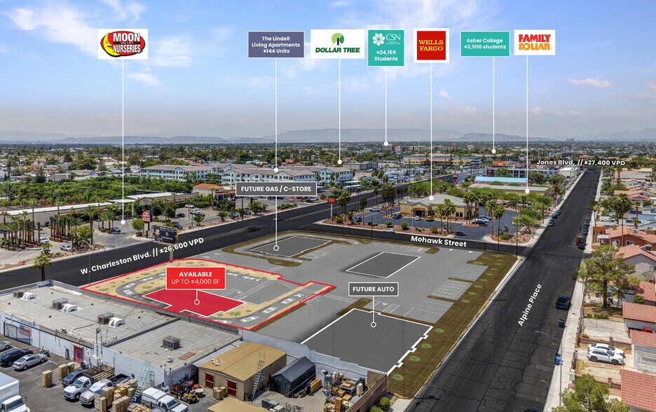 More Photos Of 5300-5350 W Charleston Blvd, Las Vegas Fast Food For Lease