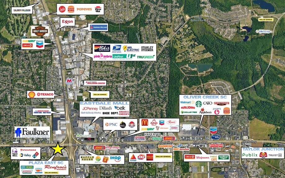 More Photos Of 5442-5470 Atlanta Hwy, Montgomery Unknown For Lease