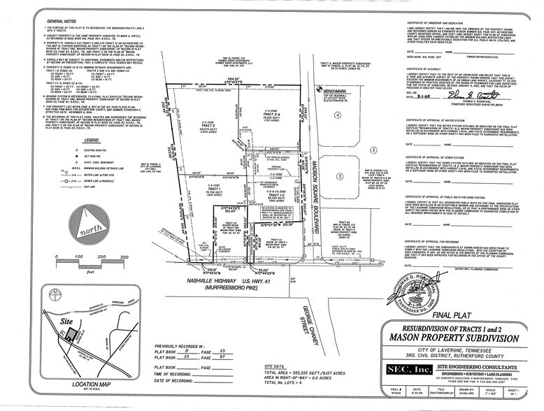 More Photos Of 1965 Madison Square Blvd, La Vergne Land For Sale
