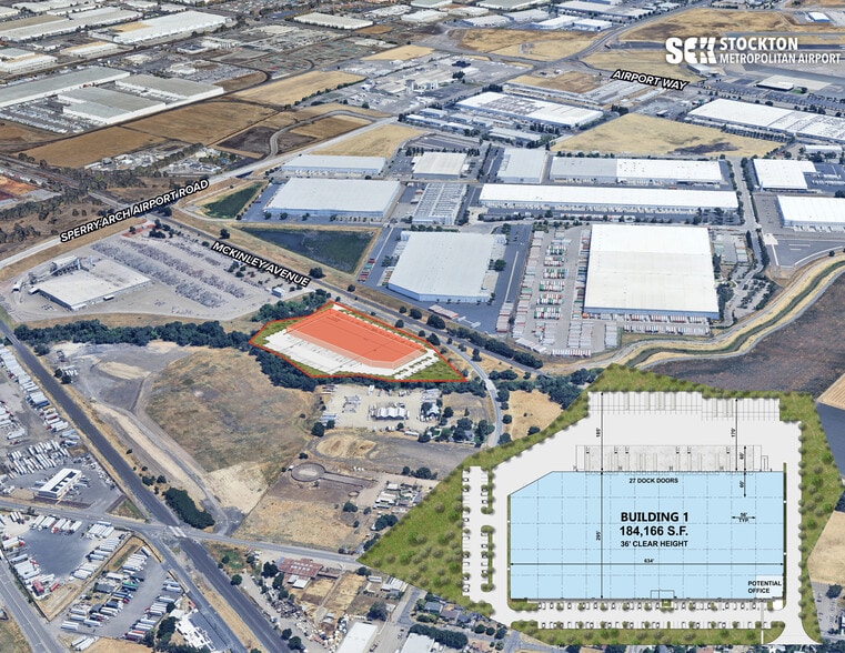 Primary Photo Of 6505 S McKinley Ave, Stockton Distribution For Lease