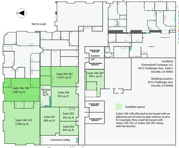 More Photos Of 2015 Challenger Ave, Oroville Light Manufacturing For Lease