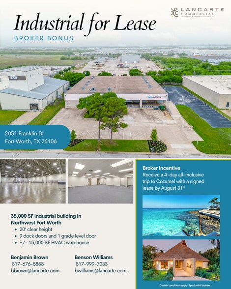 Primary Photo Of 2051 Franklin Dr, Fort Worth Warehouse For Lease